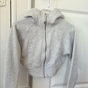 Gray Zip-Up Hoodie